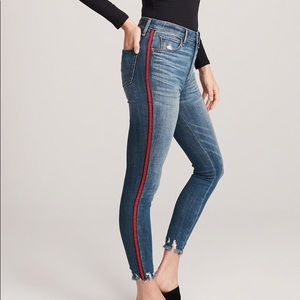 Abercrombie & Fitch Jeans w/Tuxedo Stripe